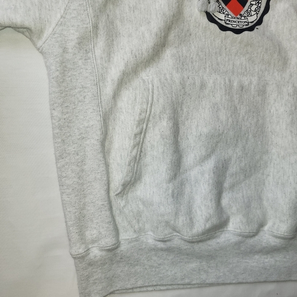 Champion Princeton Reverse Weave Hoodie Size Small Light Gray - Picture 10 of 12